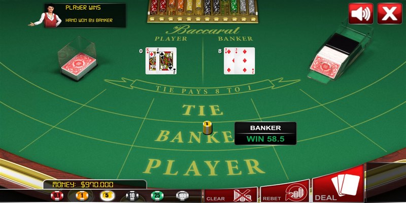 Baccarat 78win là trò chơi cá cược trực tuyến có tỷ lệ đổi thưởng cao